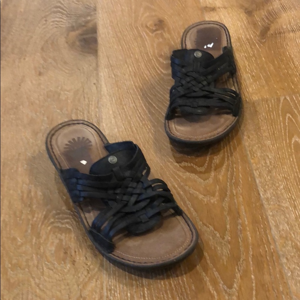UGG Black Sandals * size 7